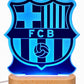 Lámpara LED 3D personalizada FC Barcelona