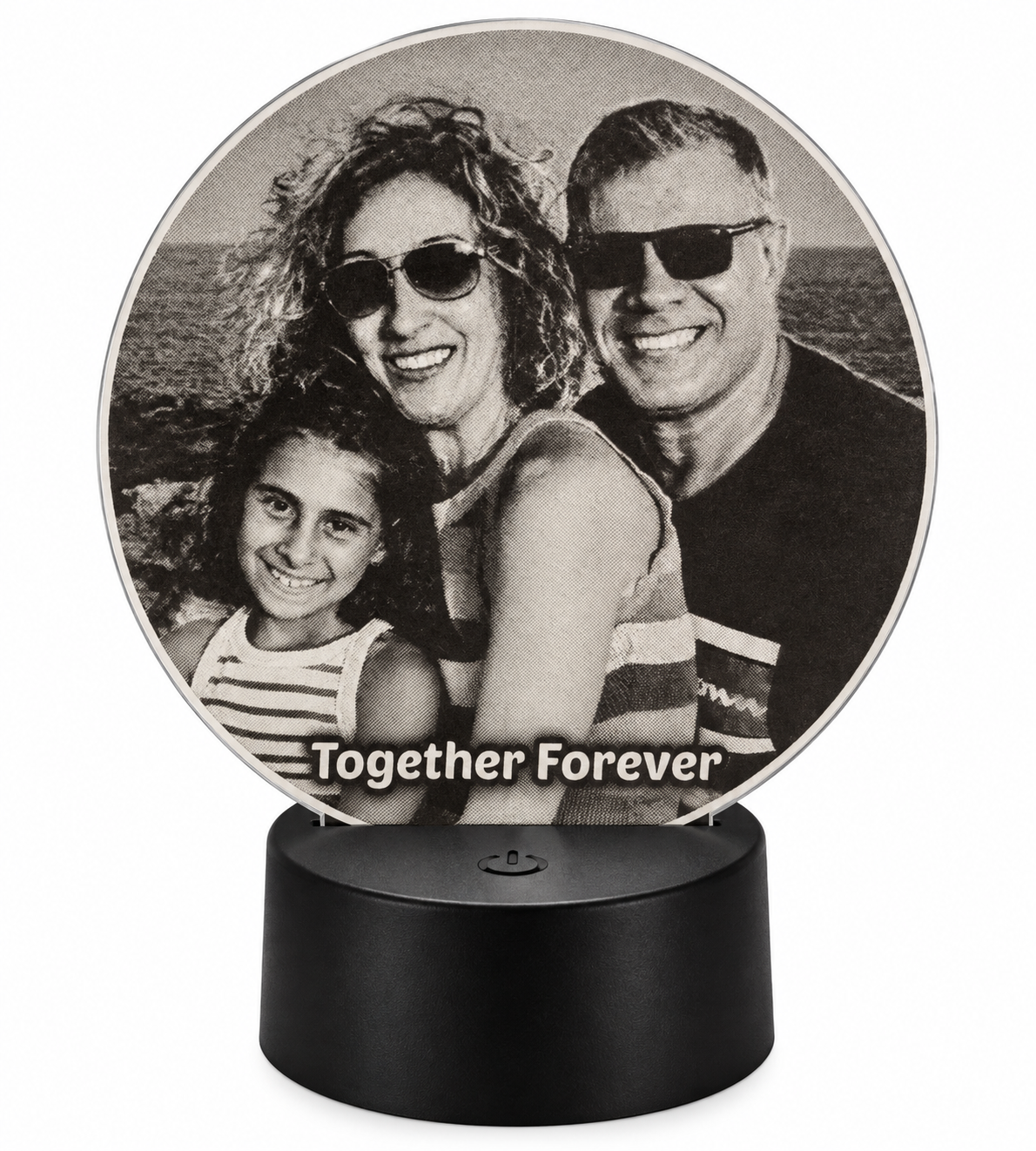 Lámpara LED 3D personalizada - Together Forever