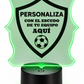 Lámpara LED 3D personalizada con el escudo de tu equipo