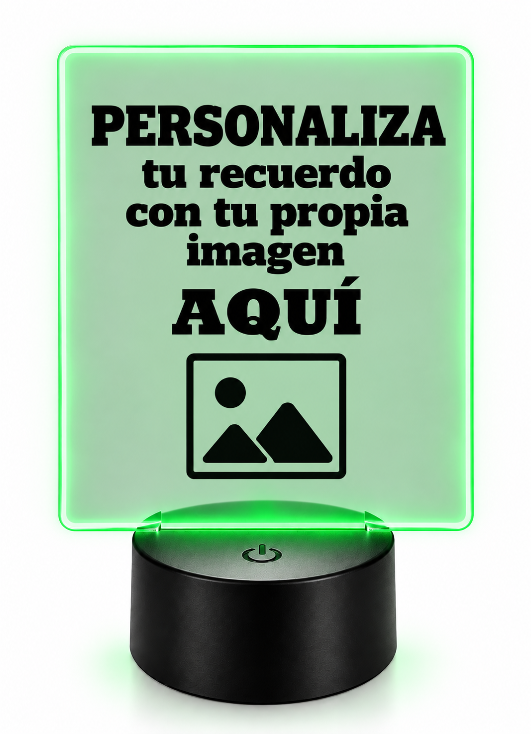 Foto metacrilato silueta para foto personalizada