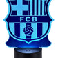 Lámpara LED 3D personalizada FC Barcelona