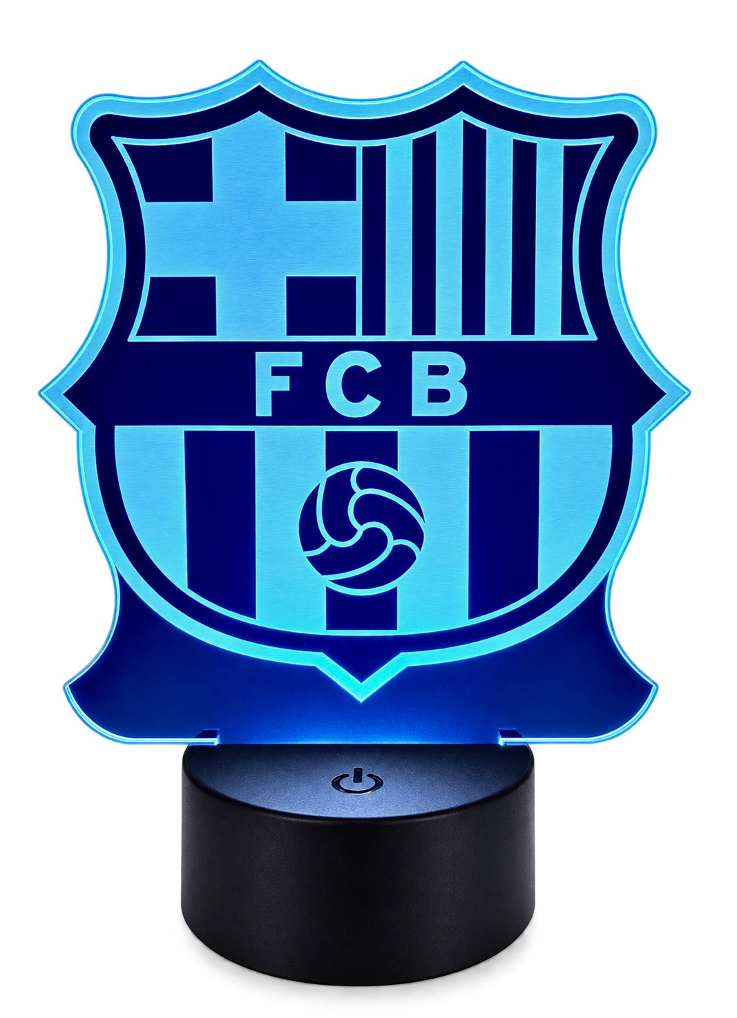 Lámpara LED 3D personalizada FC Barcelona