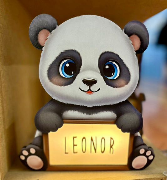 Lampara Infantil Madera Aniwoods PANDICA